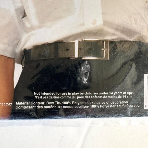 New! 50s INSTANT NERD SET Adult Accessory Kit Glasses Bowtie Pocket Protector - Picture 5 of 13